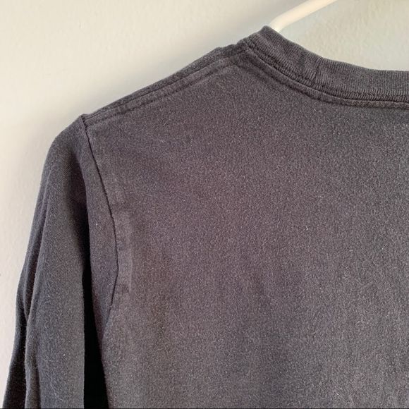 Air Jordan Size Large L Black Boys Top T Shirt Long Sleeve Graphic Basketball - Picture 7 of 12